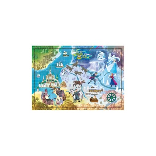 Disney Story Maps Puzzle Frozen: El reino del hielo (1000 piezas)