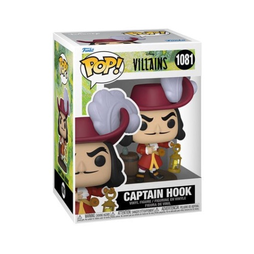 Disney: Villains POP! Disney Vinyl Figura Captain Hook 9 cm