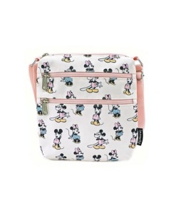 Disney by Loungefly Cartera para Pasaporte Pastel Minnie Mickey AOP