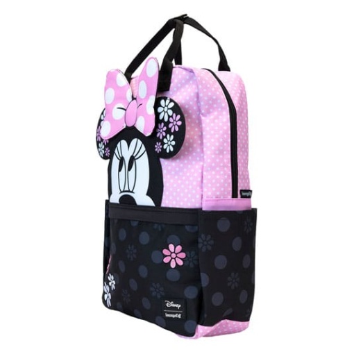 Disney by Loungefly Mochila Full-Size Minnie Floral Rock the Dots