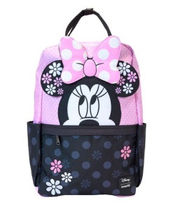 Disney by Loungefly Mochila Full-Size Minnie Floral Rock the Dots