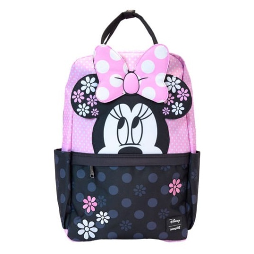 Disney by Loungefly Mochila Full-Size Minnie Floral Rock the Dots