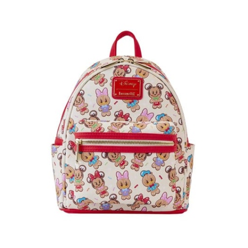 Disney by Loungefly Set de Mochila y Diadema Mickey & Friends Gingerbread Cookie AOP