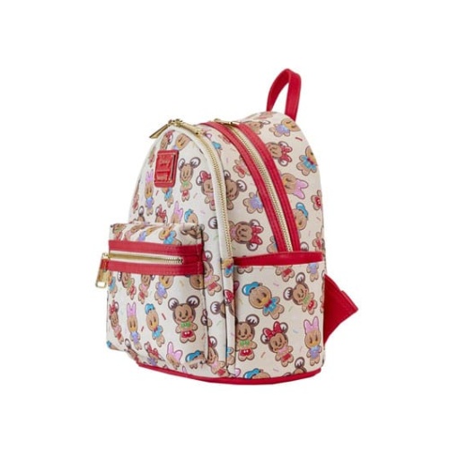 Disney by Loungefly Set de Mochila y Diadema Mickey & Friends Gingerbread Cookie AOP