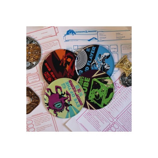 Dungeons & Dragons Pack de 4 Posavasos