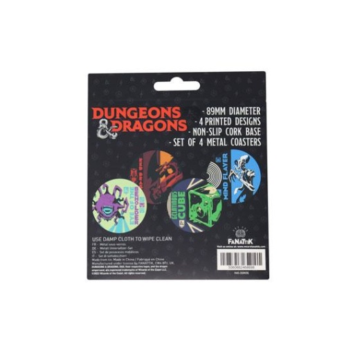 Dungeons & Dragons Pack de 4 Posavasos