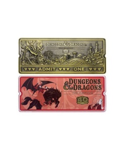 Dungeons & Dragons: The Cartoon Réplica 40th Anniversary Rollercoaster Ticket Limited Edition