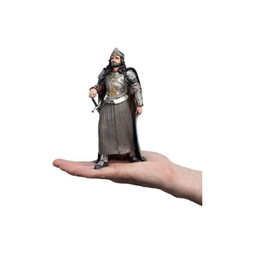 El Señor de los Anillos Figura Mini Epics King Aragorn 19 cm