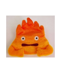 El castillo ambulante Llavero Monedero de Peluche Calcifer 12 cm