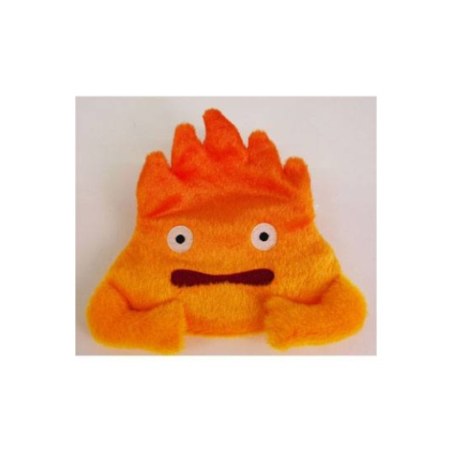 El castillo ambulante Llavero Monedero de Peluche Calcifer 12 cm