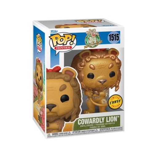 El mago de Oz POP! Movies Vinyl Figura Cowardly Lion w/CH(FL) 9 cm Surtido (6)