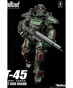 Fallout Figura FigZero 1/6 T-45 Hot Rod Shark Power Armor 37 cm