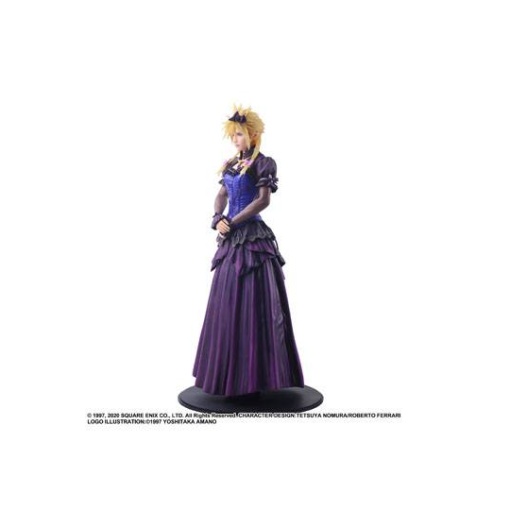 Final Fantasy VII Remake Static Arts Gallery Estatua Cloud Strife Dress Ver. 28 cm