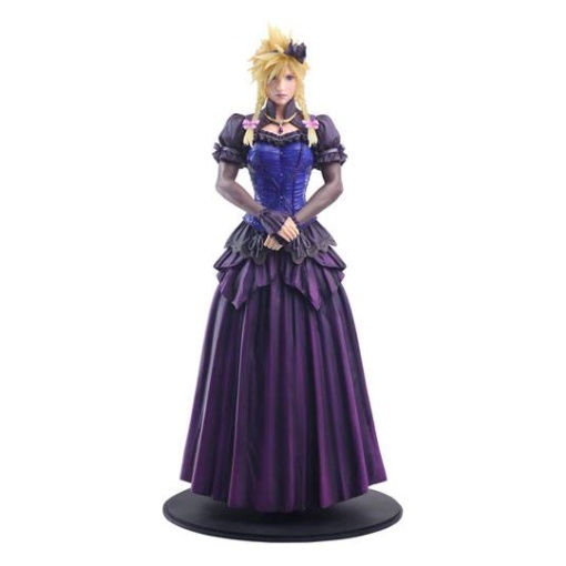 Final Fantasy VII Remake Static Arts Gallery Estatua Cloud Strife Dress Ver. 28 cm