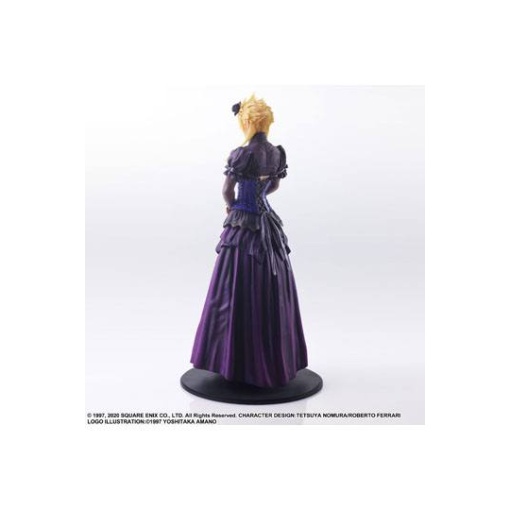 Final Fantasy VII Remake Static Arts Gallery Estatua Cloud Strife Dress Ver. 28 cm