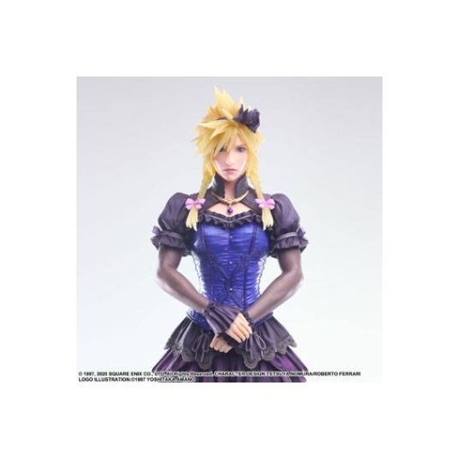 Final Fantasy VII Remake Static Arts Gallery Estatua Cloud Strife Dress Ver. 28 cm