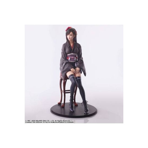 Final Fantasy VII Remake Static Arts Gallery Estatua Tifa Lockhart Exotic Dress Ver. 23 cm