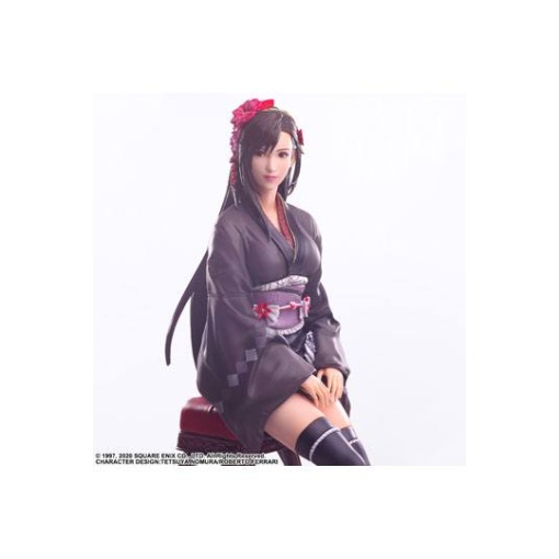 Final Fantasy VII Remake Static Arts Gallery Estatua Tifa Lockhart Exotic Dress Ver. 23 cm