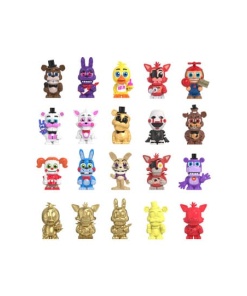 Five Nights at Freddy's: Faz's Fizzy Station Packs de 3 Figuras 4 cm Blind Box Grab N´Go Surtido Serie 2 Classic Remix (12)