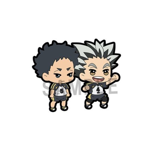 Haikyu!! Colgantes Caucho 6 cm Surtido Buddy Collection (6)