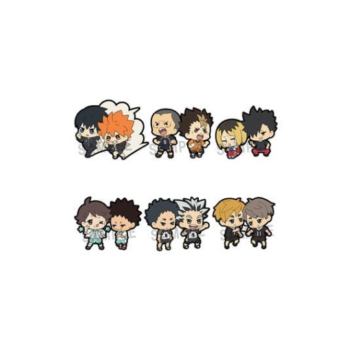 Haikyu!! Colgantes Caucho 6 cm Surtido Buddy Collection (6)