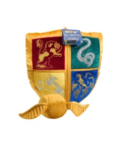 Harry Potter Almohada con Peluche Quidditch Crest & Snitch dorada