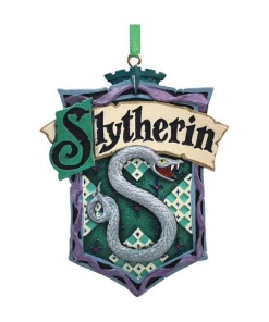 Harry Potter Decoracións Árbol de Navidad Slytherin Caja (6)