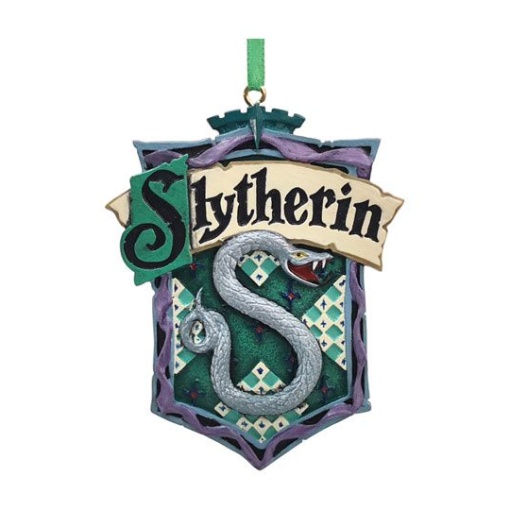 Harry Potter Decoracións Árbol de Navidad Slytherin Caja (6)