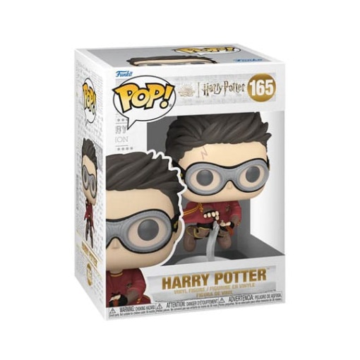 Harry Potter Figura POP! Movies Vinyl Harry w/Broom(Quidditch) 9 cm