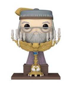 Harry Potter POP! Deluxe Vinyl Figura Deluxe Dumbledore w/Podium 12 cm