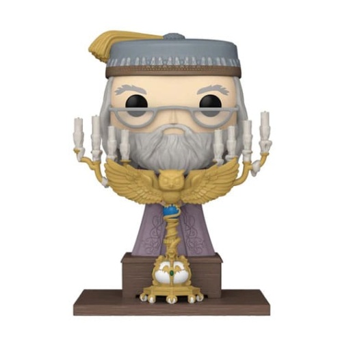 Harry Potter POP! Deluxe Vinyl Figura Deluxe Dumbledore w/Podium 12 cm