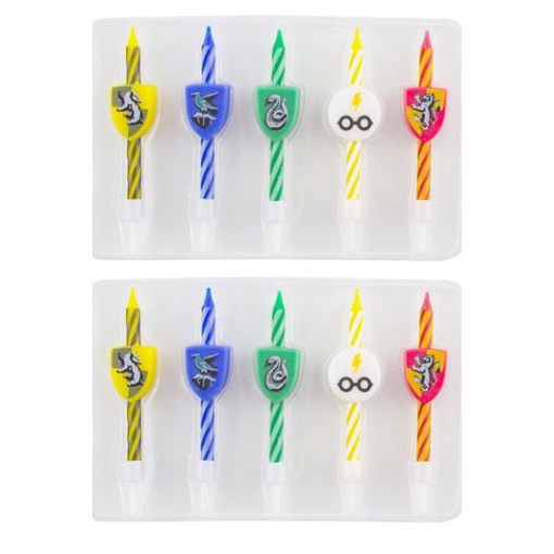 Harry Potter Pack de 10 Velas de Cumpleaños Logos