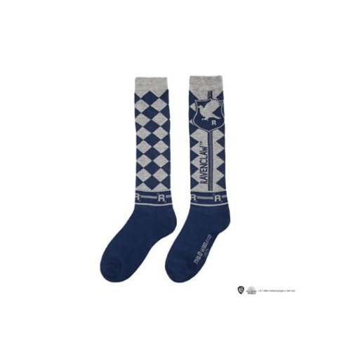 Harry Potter Pack de 3 Pares de calcetines de rodilla Ravenclaw