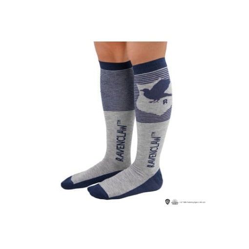 Harry Potter Pack de 3 Pares de calcetines de rodilla Ravenclaw