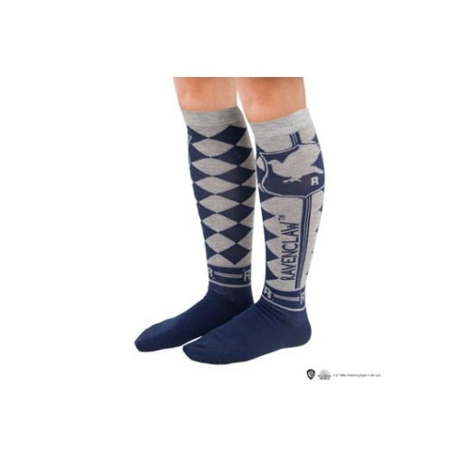 Harry Potter Pack de 3 Pares de calcetines de rodilla Ravenclaw