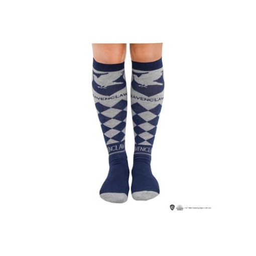 Harry Potter Pack de 3 Pares de calcetines de rodilla Ravenclaw