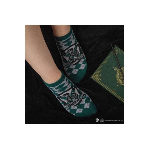 Harry Potter Pack de 3 Pares de calcetines tobilleros Slytherin