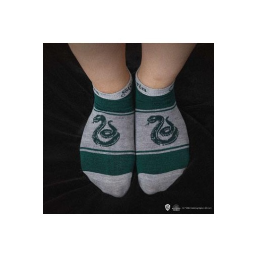 Harry Potter Pack de 3 Pares de calcetines tobilleros Slytherin