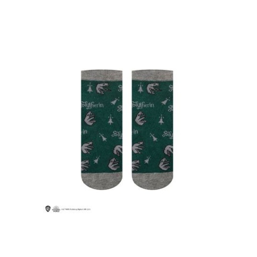 Harry Potter Pack de 3 Pares de calcetines tobilleros Slytherin