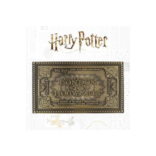 Harry Potter Réplica Hogwarts Train Ticket Limited Edition