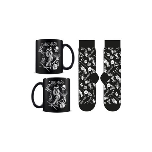 Harry Potter Set Taza y Calcetines Dark Art