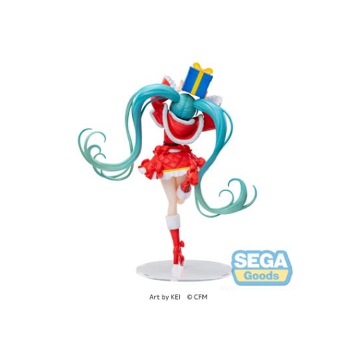 Hatsune Miku Series Estatua Luminasta PVC Hatsune Miku Christmas 2024 19 cm