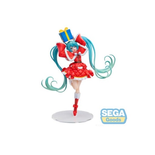 Hatsune Miku Series Estatua Luminasta PVC Hatsune Miku Christmas 2024 19 cm