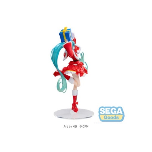 Hatsune Miku Series Estatua Luminasta PVC Hatsune Miku Christmas 2024 19 cm