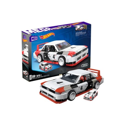 Hot Wheels Kit de Construcción MEGA 1/15 Audi 90 Quattro IMSA GTO 29 cm