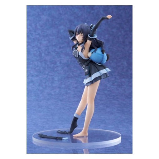 Hyperdimension Neptunia Estatua 1/8 Neptunia Uni Wake Up Overseas Edition 20 cm