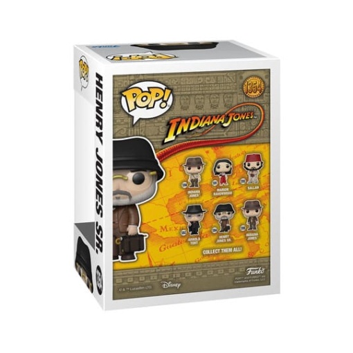 Indiana Jones Figura POP! Movies Vinyl Henry Jones Sr 9 cm