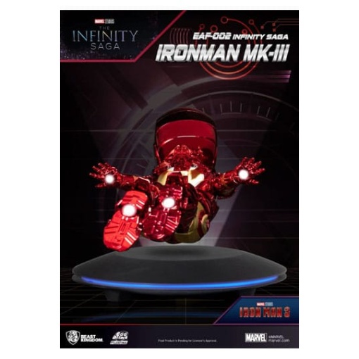 Iron Man 3 Estatua con luz Egg Attack Iron Man Mark III 16 cm