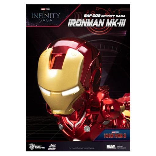 Iron Man 3 Estatua con luz Egg Attack Iron Man Mark III 16 cm