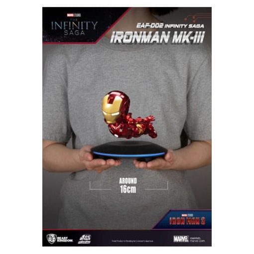 Iron Man 3 Estatua con luz Egg Attack Iron Man Mark III 16 cm